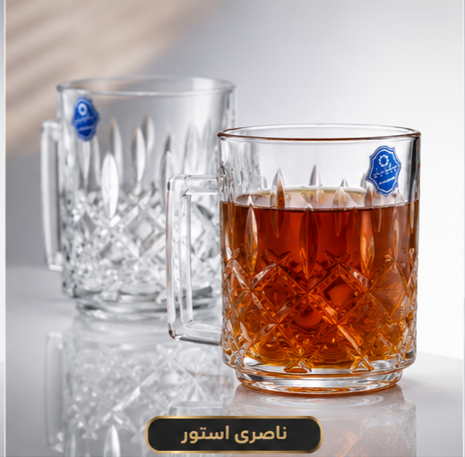 استکان اونیکس مدل SEZAR بسته ۶ عددی